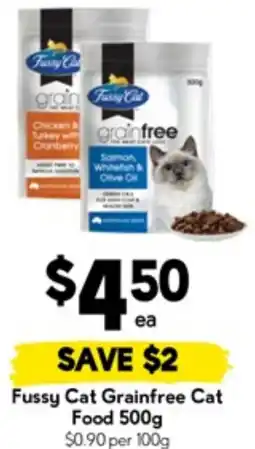 Drakes Fussy cat grainfree cat food offer