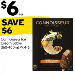 Woolworths Connoisseur ice cream sticks offer