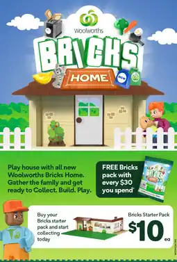 Woolworths Woolworths bricks starter pack offer