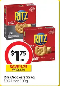 Coles Ritz Original Crackers offer