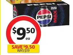 Coles Pepsi Max Soft Drink Pepsi offer