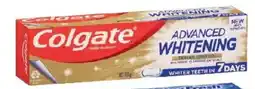 Coles Colgate Advanced Whitening Toothpaste And Tartar Control offer