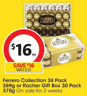 Ferrero Collection Rocher Raffaello Rondnoir Chocolate Gift Box