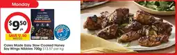 Coles Coles Made Easy Honey Soy Wing Nibbles offer