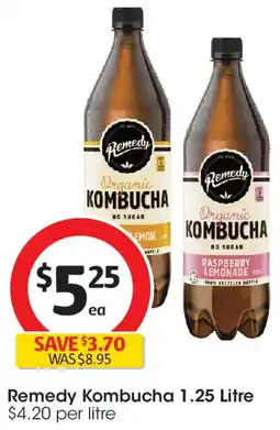 Coles Remedy Kombucha Raspberry offer