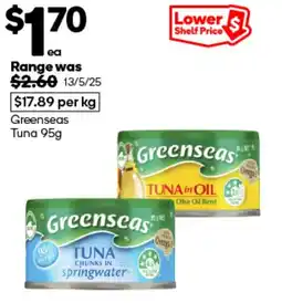 Woolworths Greenseas tuna offer