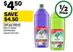 Woolworths Pine O Cleen Disinfectant Liquid offer