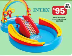 Toymate Intex intex rainbow ring play centre offer