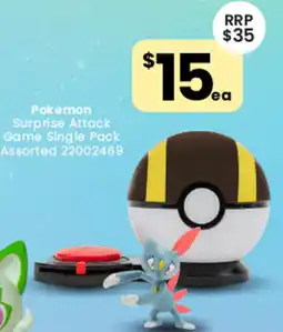 Toymate Pokemon Surprise Attack Game Assorted offer