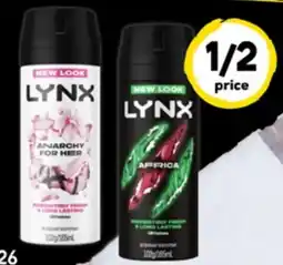 Drakes Lynx Deodorant Bodyspray offer