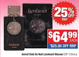 Direct Chemist Outlet Armaf club de nuit lionheart woman offer