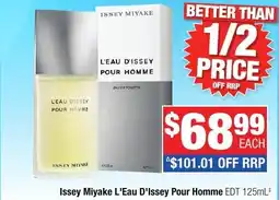 Direct Chemist Outlet Issey Miyake L'Eau D'Issey Pour Homme offer