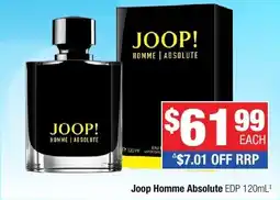 Direct Chemist Outlet Joop Homme Absolute offer