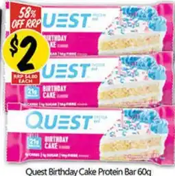 NQR Quest Birthday Cake Protein Bar offer