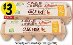 NQR Sunny Queen Farms Cage Free Eggs offer