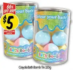 NQR Crayola Bath Bomb Tin offer