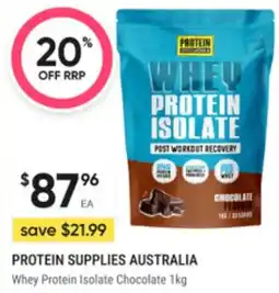 Super Pharmacy Protein supplies australia whey protein isolate chocolate offer