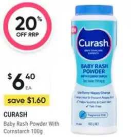 Super Pharmacy Baby rash powder with cornstarch offer