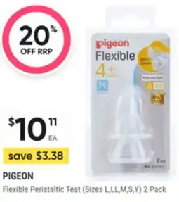 Super Pharmacy Pigeon flexible peristaltic teat offer