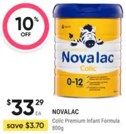 Super Pharmacy Novalac colic premium infant formula offer