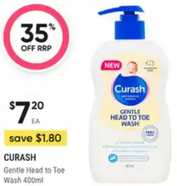 Super Pharmacy Curash gentle head to toe wash offer