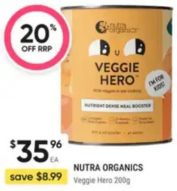 Super Pharmacy Nutra organics veggie he offer