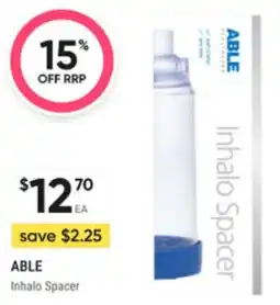 Super Pharmacy Able inhalo spacer offer