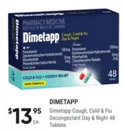 Super Pharmacy Dimetapp cough, cold & flu decongestant day & night offer