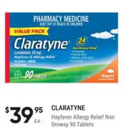 Super Pharmacy Claratyne hayfever allergy relief non drowsy offer