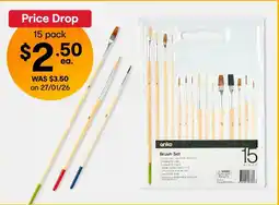 Kmart 15 Piece Value Brush Set offer