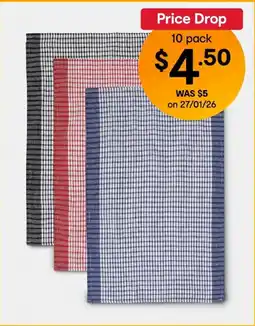 Kmart Cotton Tea Towels offer