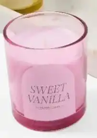 Kmart Sweet Vanilla Scented Candle offer