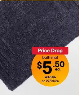 Kmart Tufted Bath Mat - Ocean offer