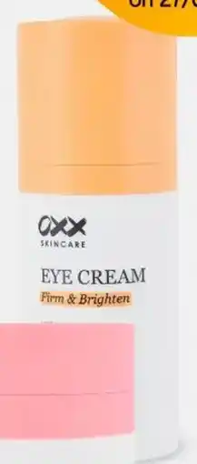 Kmart Oxx skincare firm & brighten eye cream - vitamin c and peptide offer