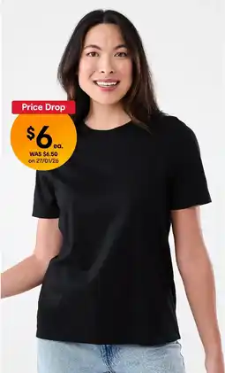 Kmart Short Sleeve Australian Cotton T-shirt offer