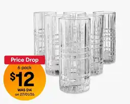 Kmart Harvey Highball Glasses offer