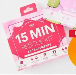 Kmart Oxx skincare 15-minute rescue kit - pomegranate extract and camellia oil offer