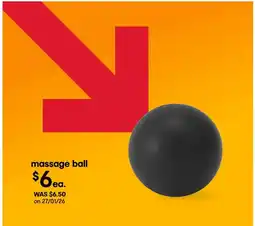 Kmart Rubber Massage Ball offer