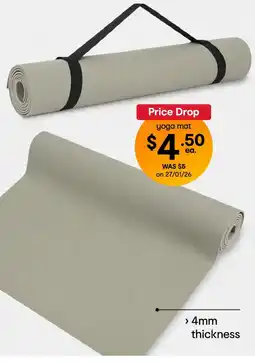 Kmart Yoga Mat offer