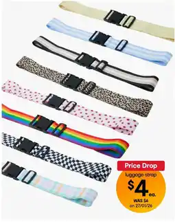 Kmart Luggage Strap - Assorted offer