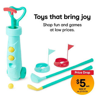 Kmart Toy Golf Set offer