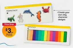 Kmart Modelling clay set offer