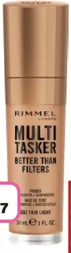 Priceline Rimmel london multi tasker better than filters #002 fair light offer