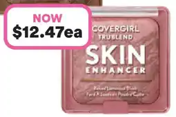 Priceline Covergirl trublend skin enhancer baked luminous blush #410 rose latte offer