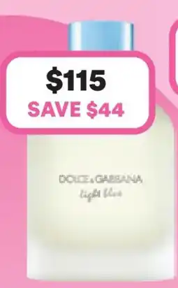 Priceline Dolce & gabbana light blue pour homme edt offer