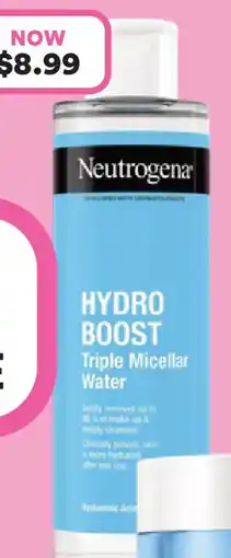 Priceline Neutrogena® hydro boost micellar water offer
