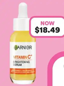 Priceline Garnier vitamin c brightening serum with melasyl offer