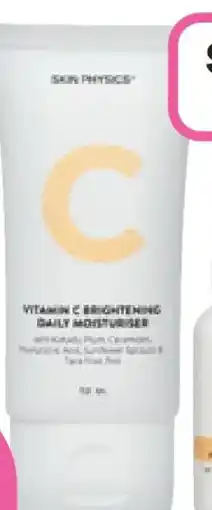Priceline Skin physics vitamin c brightening daily moisturiser offer