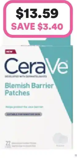 Priceline Cerave blemish barrier patches offer