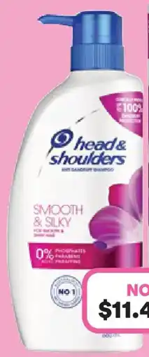 Priceline Head & Shoulders Smooth & Silky Anti Dandruff Shampoo for Smooth & Silky Hair offer